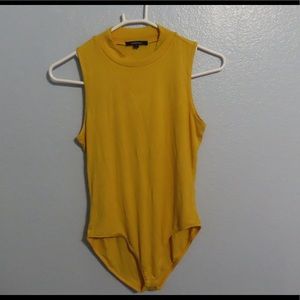 Yellow bodysuit